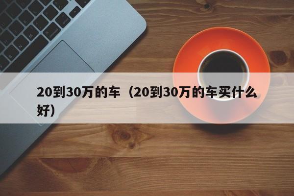 20到30万的车（20到30万的车买什么好）